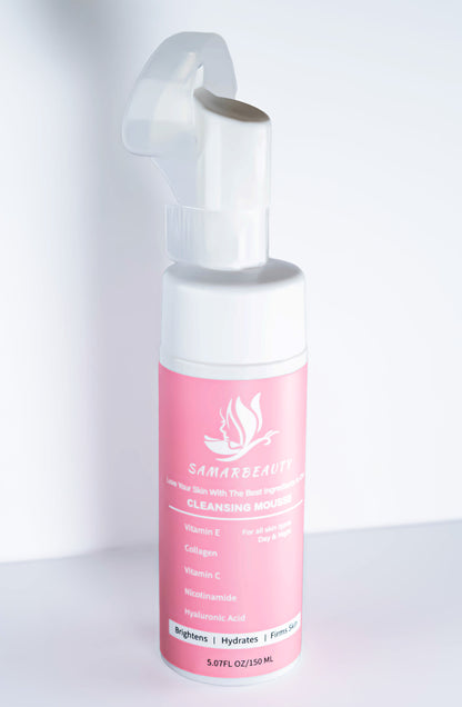Samarbeauty  Cleansing Mousse with applicator/ Limpiador facial con aplicador